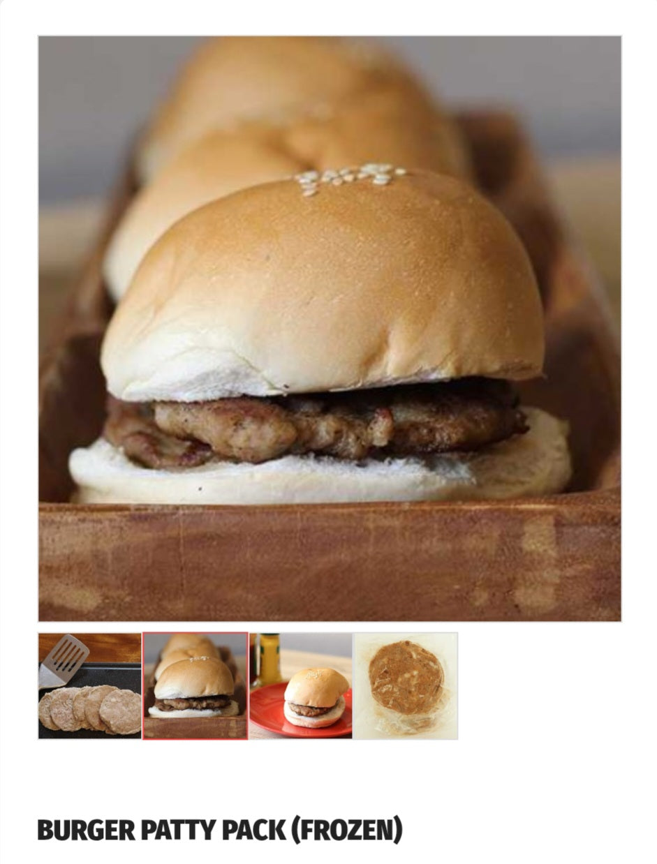 Burger Patty pack (Frozen)