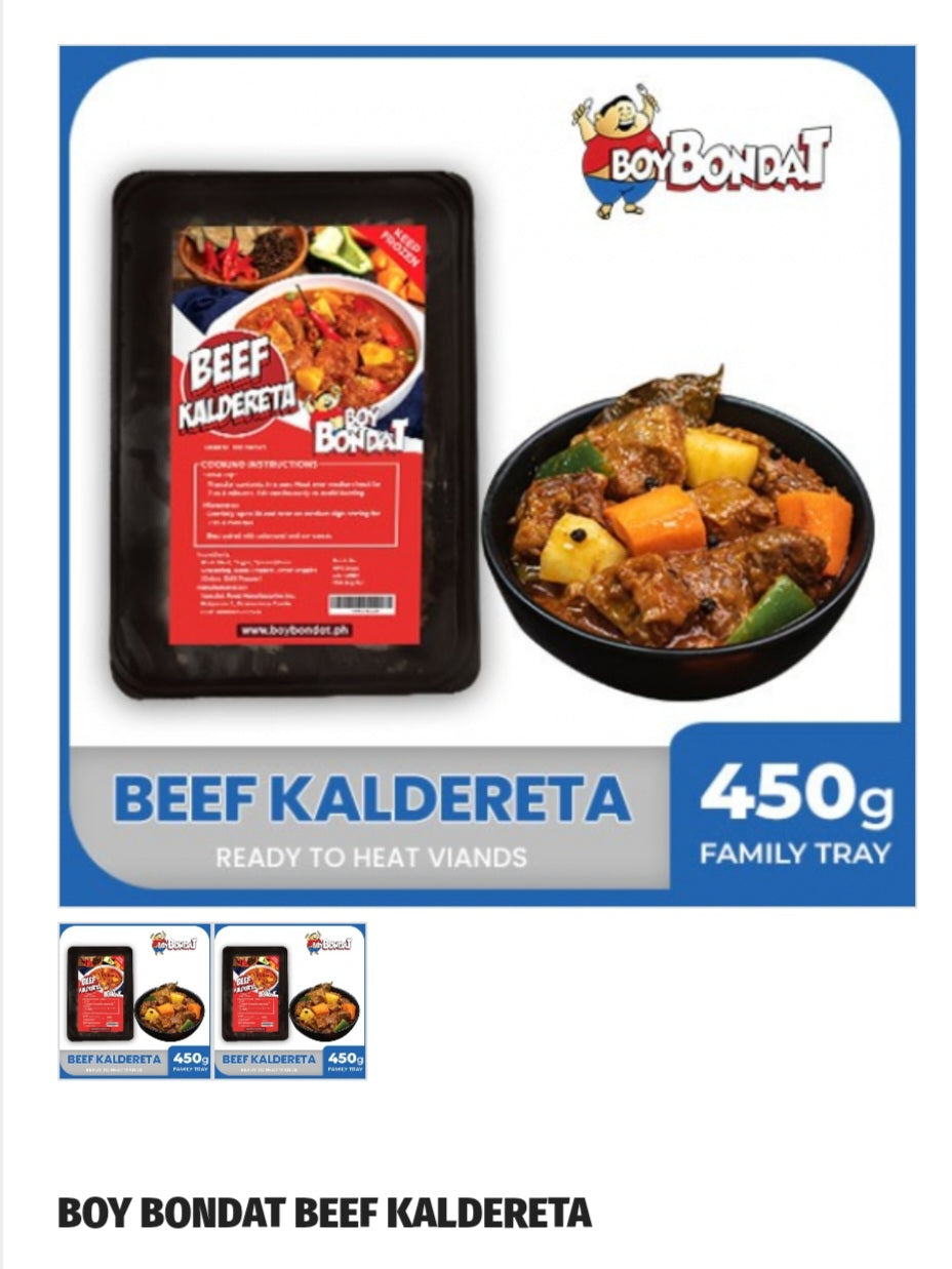 Boy Bondat Beef Kaldereta (Frozen)