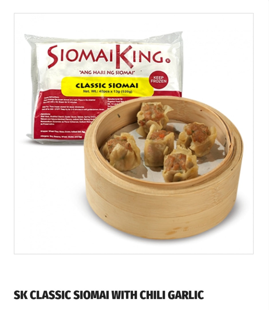 SK Classic Siomai with Chili Garlic