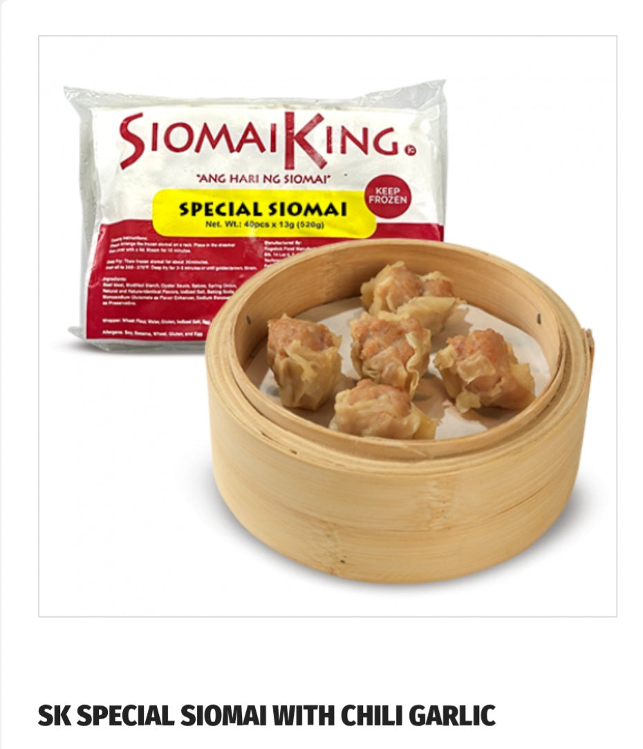 SK Special Siomai with Chili Garlic (Frozen)