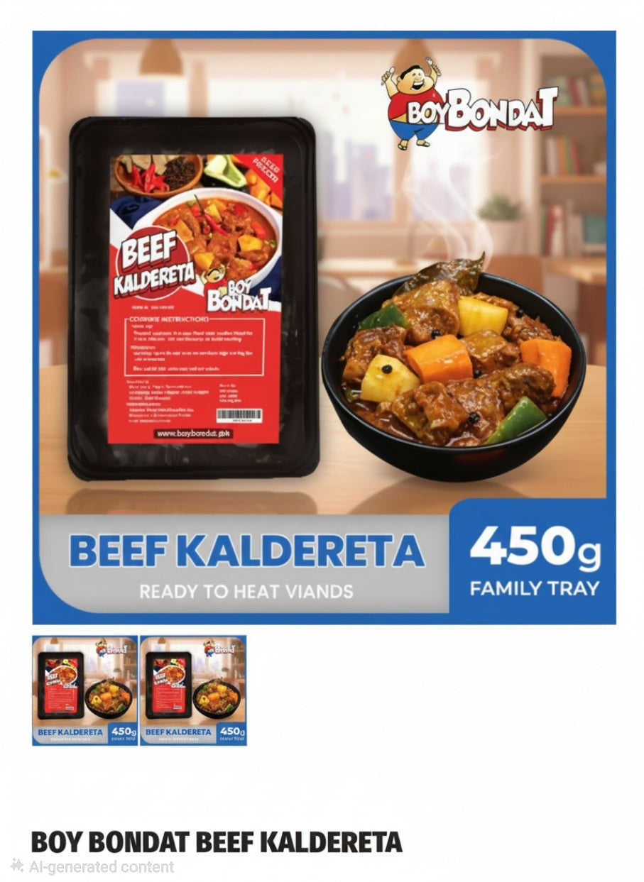 Boy Bondat Beef Kaldereta (Frozen)