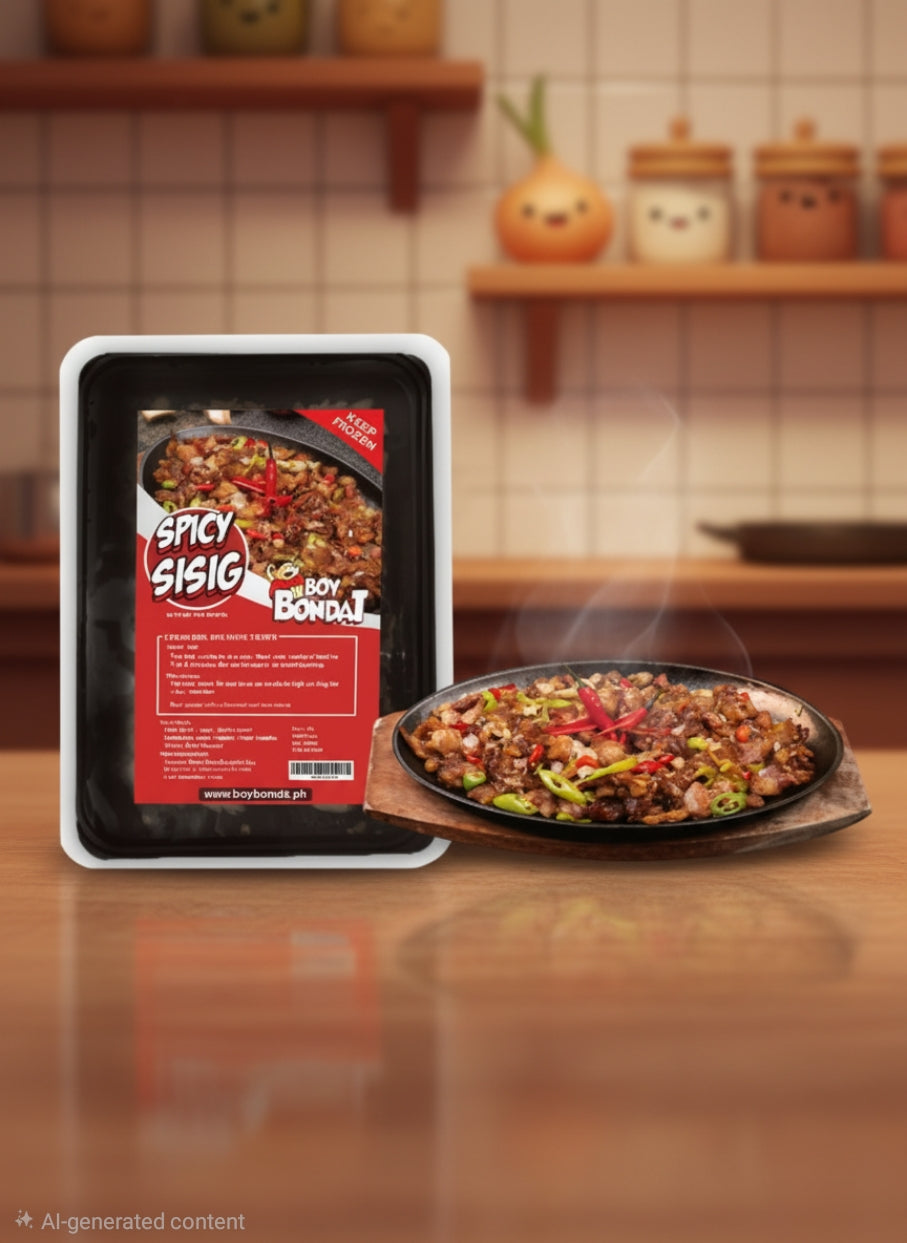 Boy Bondat Spicy Sisig Family Tray (Frozen)