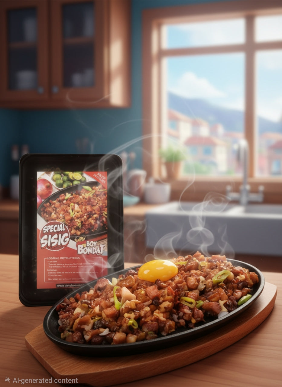 Boy Bondat Regular Sisig Family tray (Frozen)