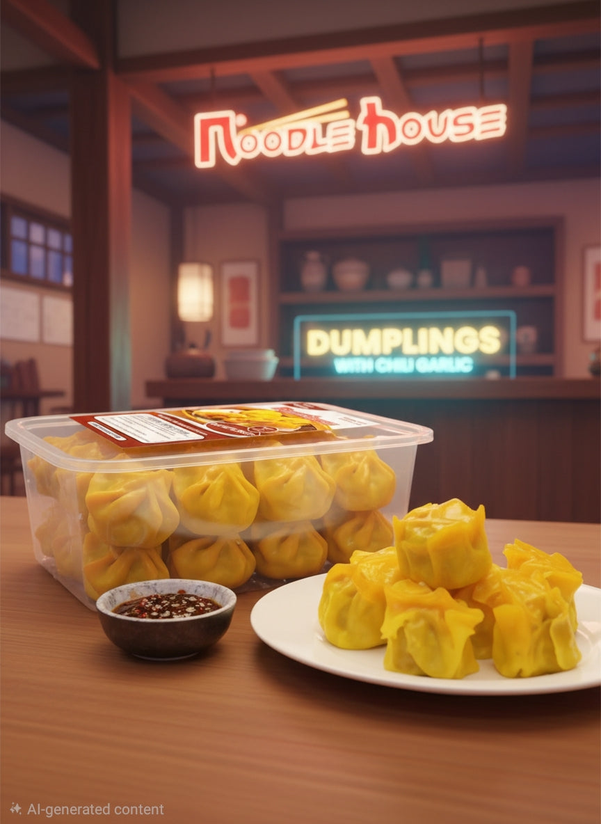 NH Dumplings 20's with Chili Garlic Sauce (20pcs Frozen)