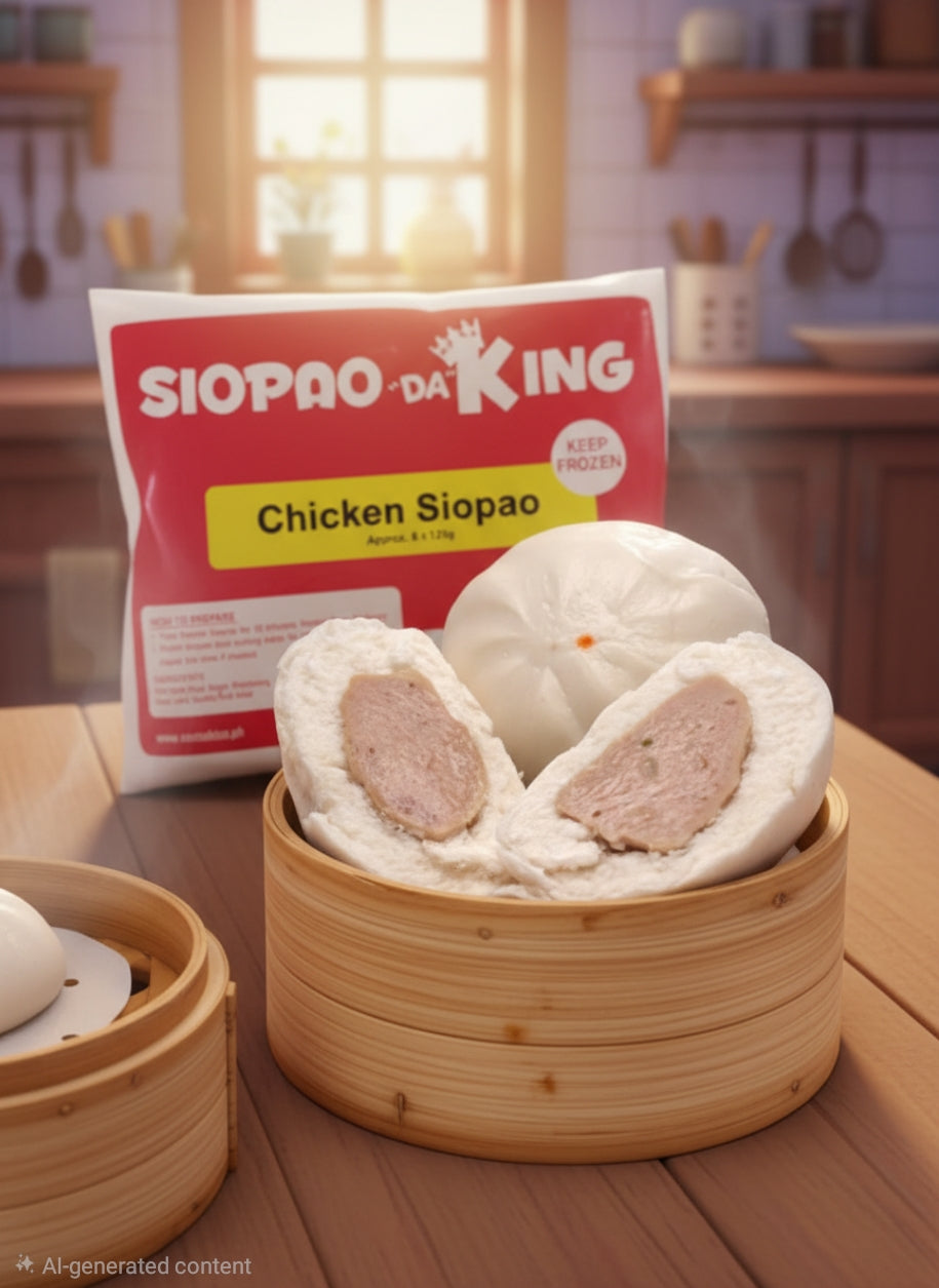SPK Chicken Siopao with sauce (6pcs Frozen)