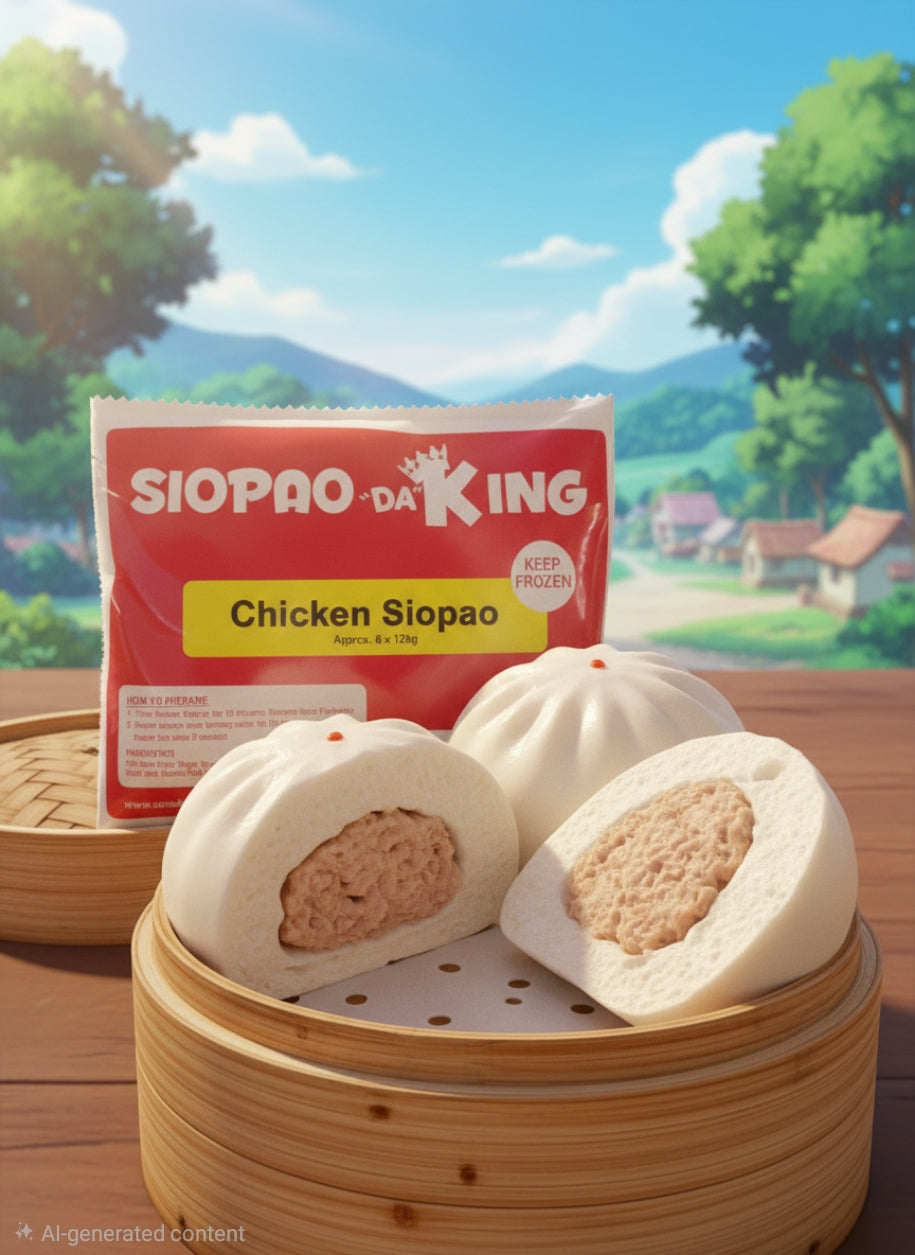 SPK Chicken Siopao with sauce (6pcs Frozen)
