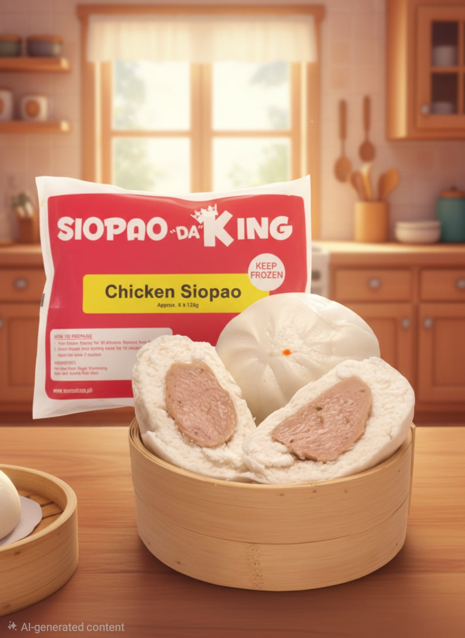 SPK Chicken Siopao with sauce (6pcs Frozen)