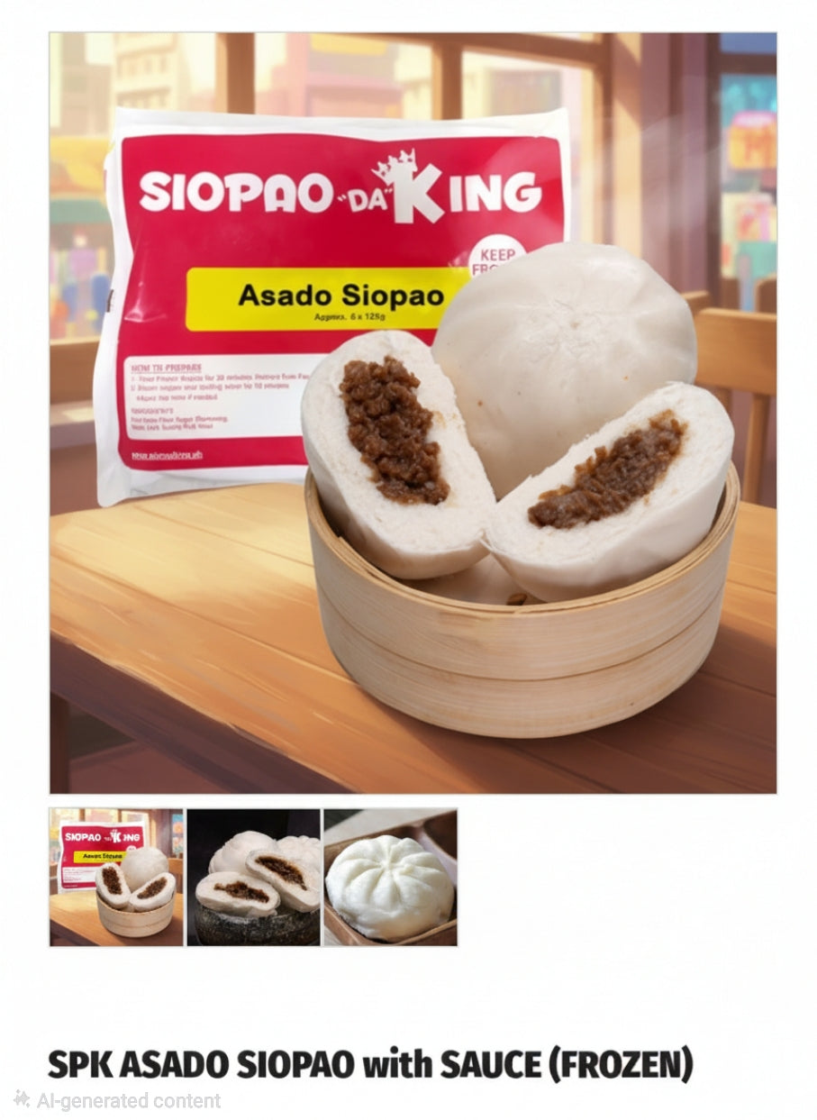 SPK Asado Siopao with Sauce (6pcs Frozen)
