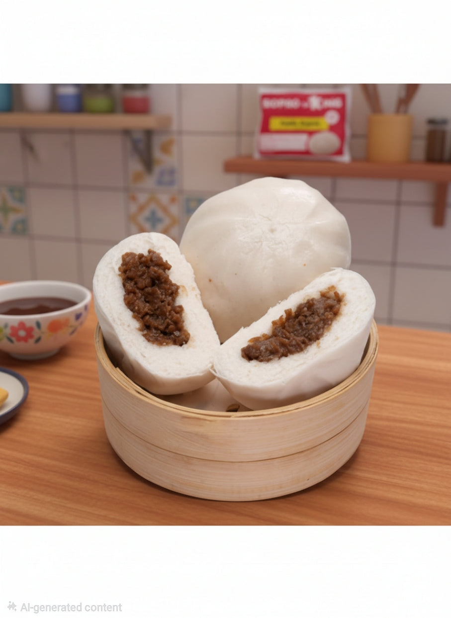 SPK Asado Siopao with Sauce (6pcs Frozen)