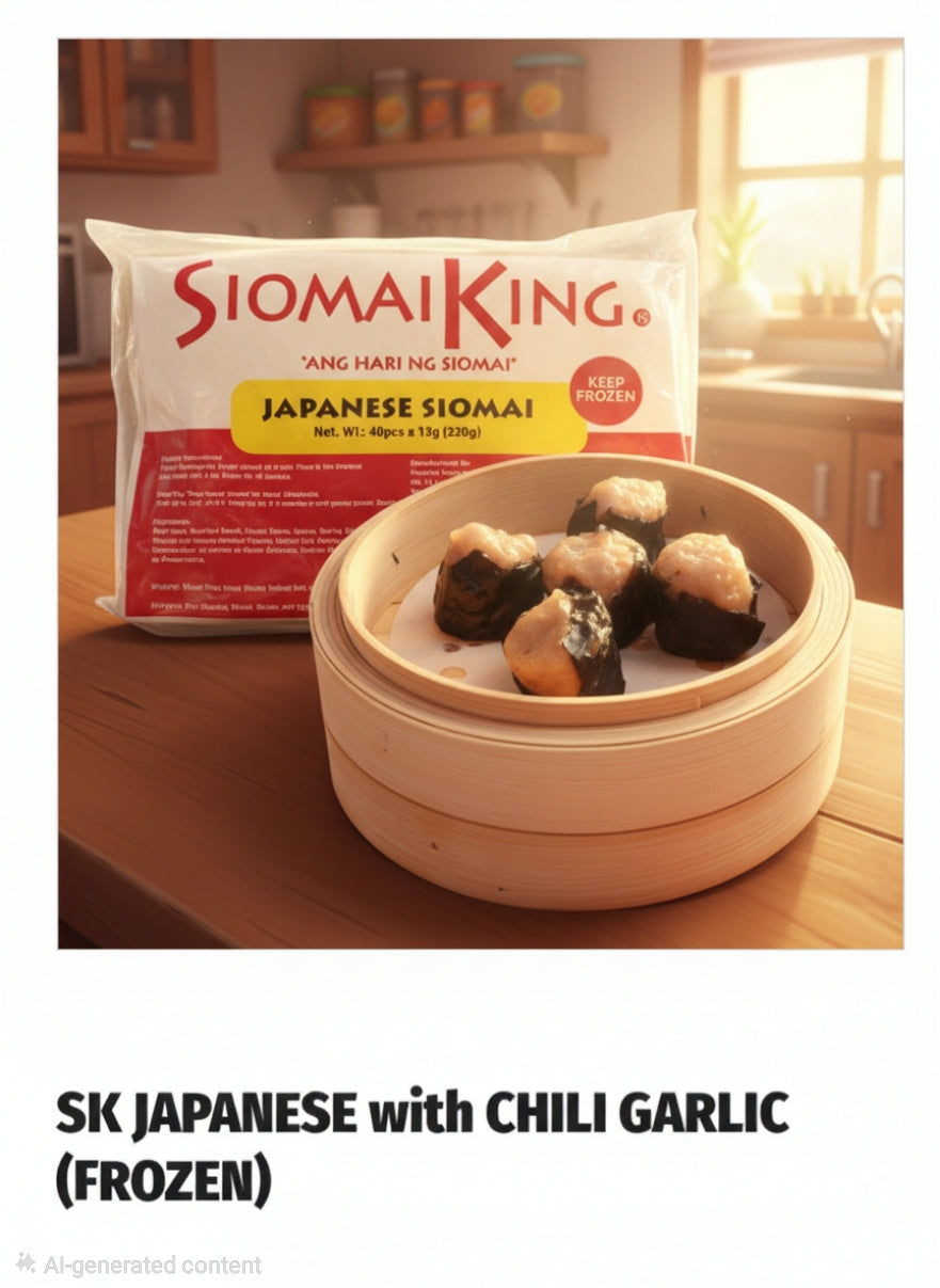 SK Japanese Siomai with Chili Garlic Sauce (40pcs Frozen)