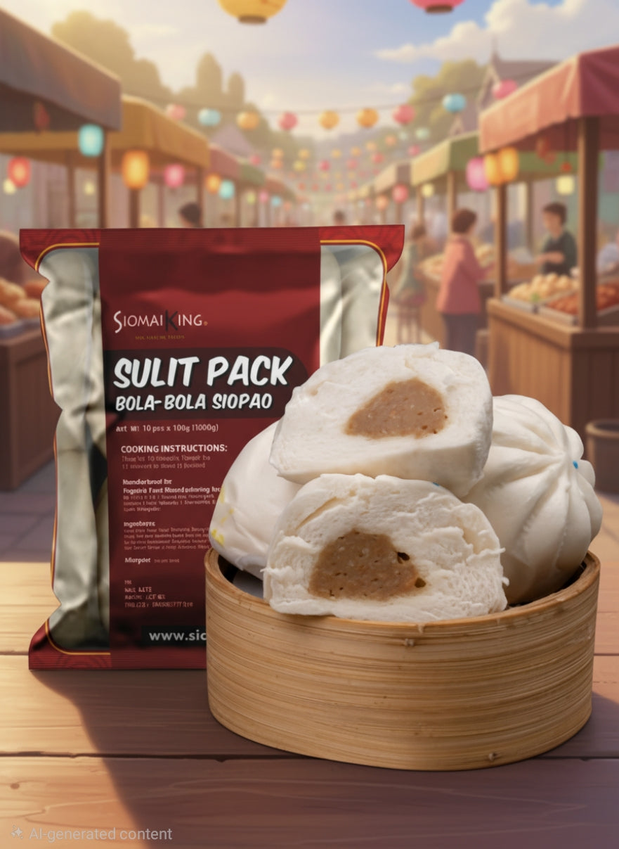 SK Sulit Pack Bola Bola Siopao with Sauce (10pcs Frozen)