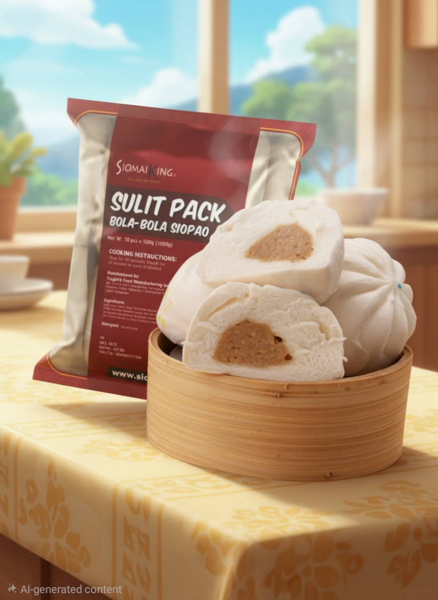 SK Sulit Pack Bola Bola Siopao with Sauce (10pcs Frozen)