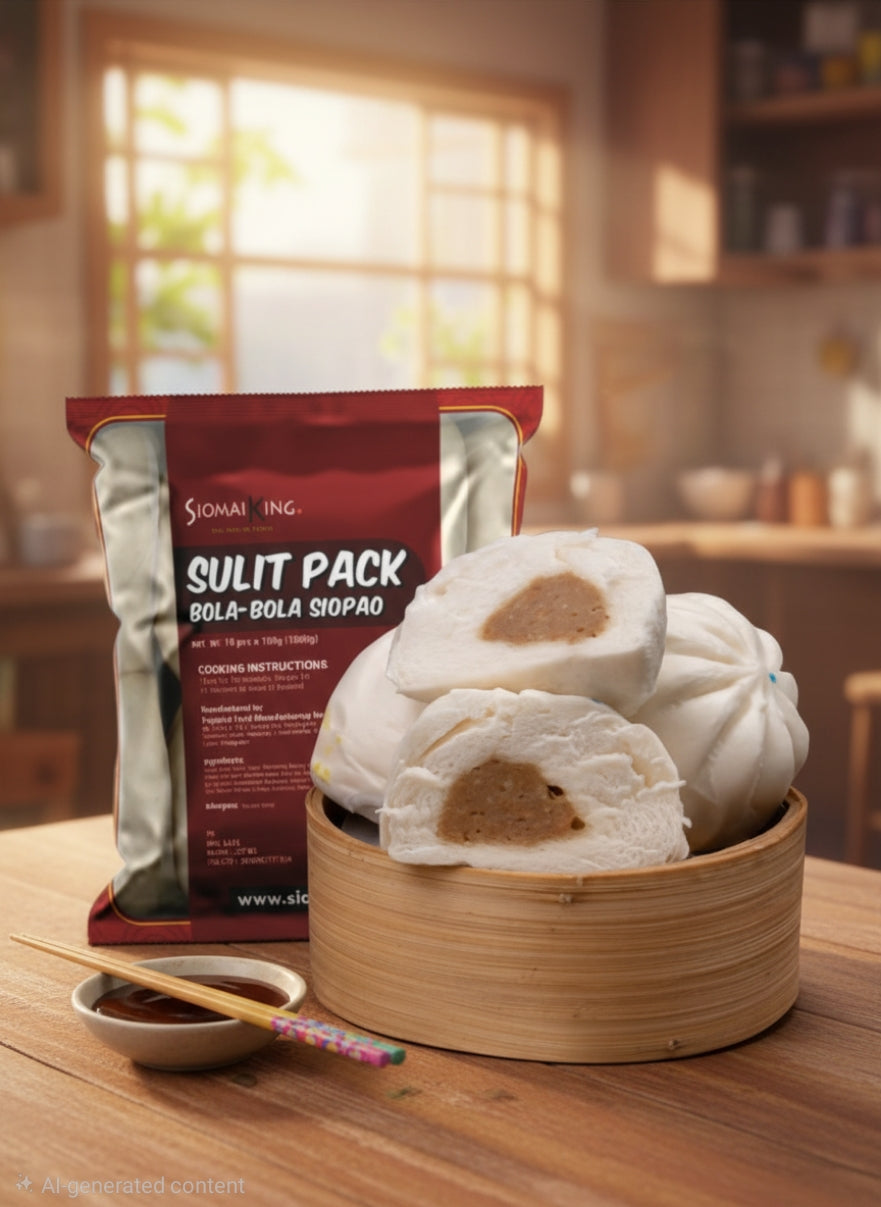 SK Sulit Pack Bola Bola Siopao with Sauce (10pcs Frozen)