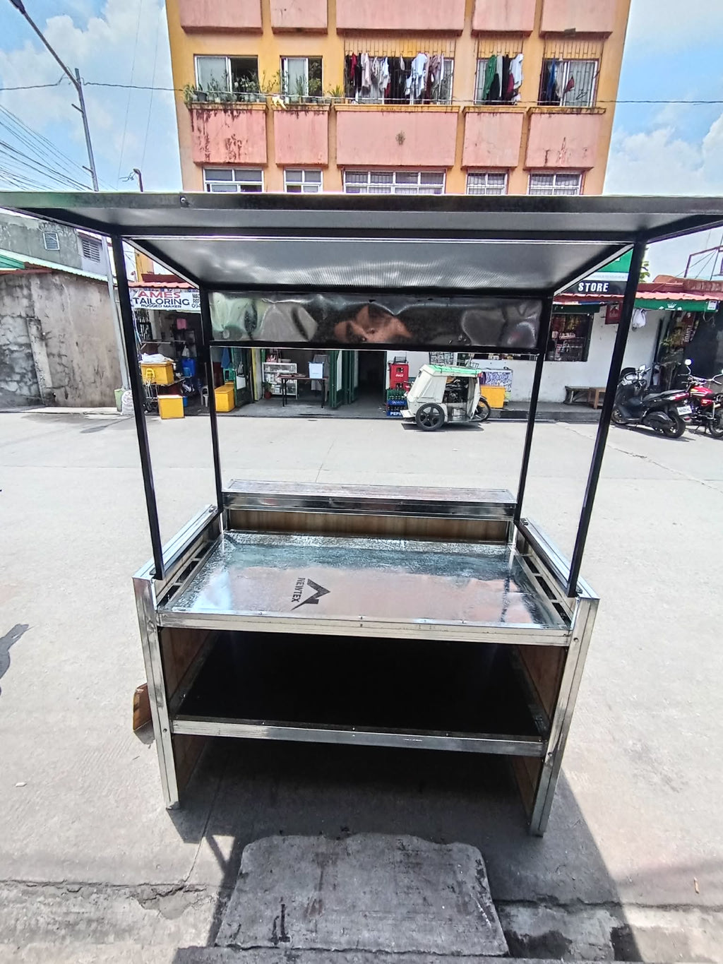 ☆ EXCLUSIVE: Food Cart Business Full Package + Siomai King Products — Heavy Duty Fixed Food Cart