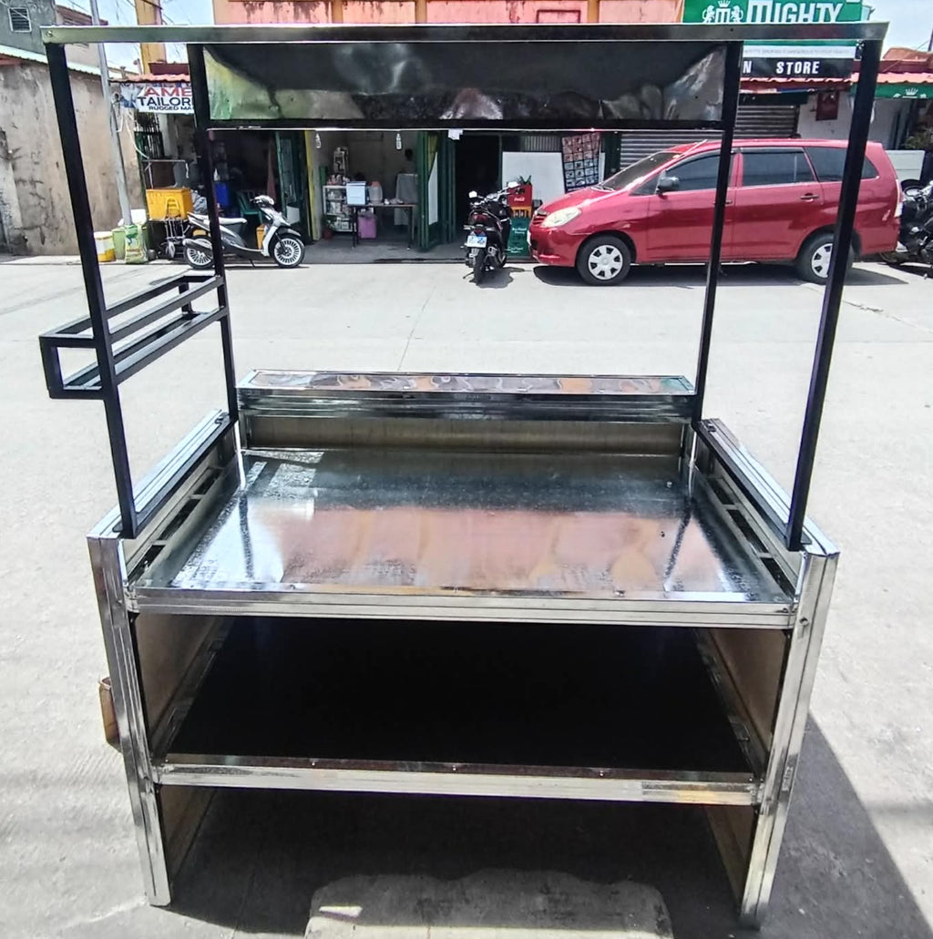 ☆ EXCLUSIVE: Food Cart Business Full Package + Siomai King Products — Heavy Duty Fixed Food Cart