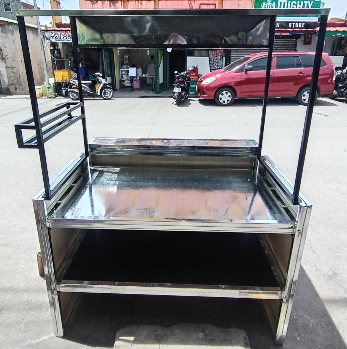 ☆ EXCLUSIVE: Food Cart Business Full Package + Siomai King Products — Heavy Duty Fixed Food Cart