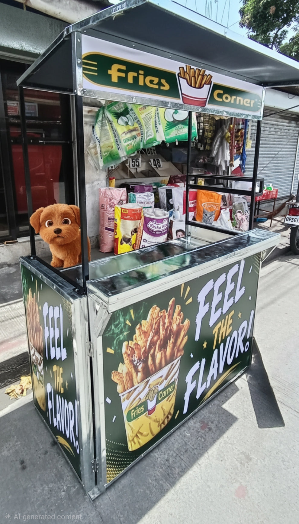 ☆ EXCLUSIVE: Food Cart Business Full Package + Siomai King Products — Heavy Duty Fixed Food Cart
