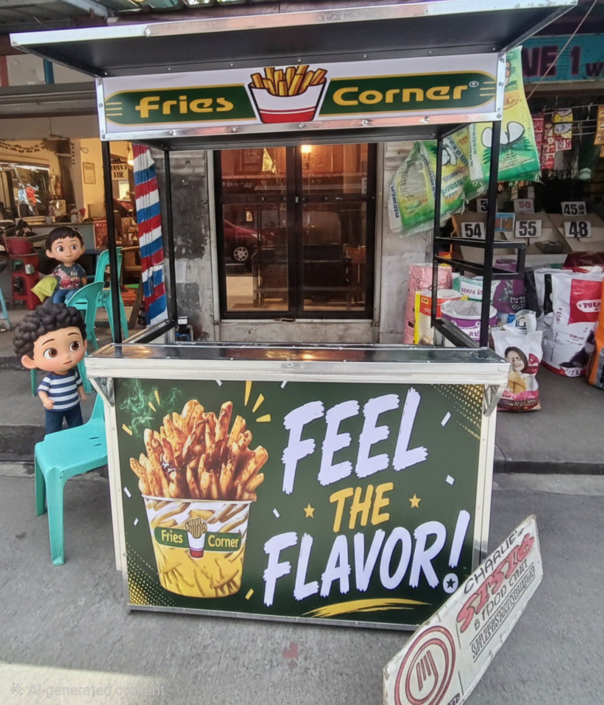 ☆ EXCLUSIVE: Food Cart Business Full Package + Siomai King Products — Heavy Duty Fixed Food Cart