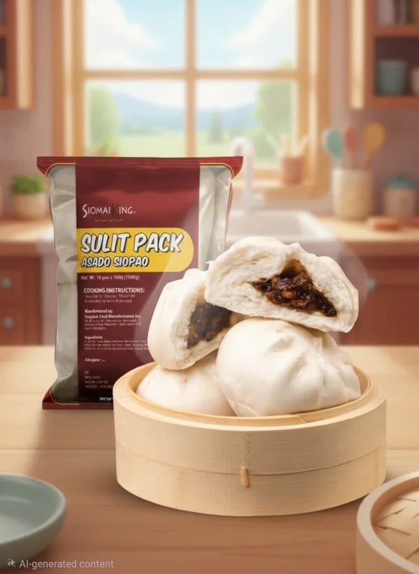 SK Sulit Pack Asado Siopao with Sauce (10pcs Frozen)