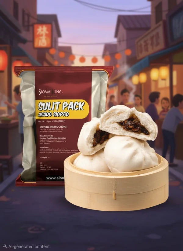 SK Sulit Pack Asado Siopao with Sauce (10pcs Frozen)