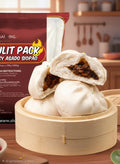 Sk Sulit Pack Spicy Asado Siopao with Sauce (10pcs Frozen)