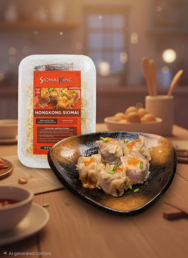 SK Hongkong Siomai Tray 20's with Chili Garlic Sauce (20pcs Frozen)