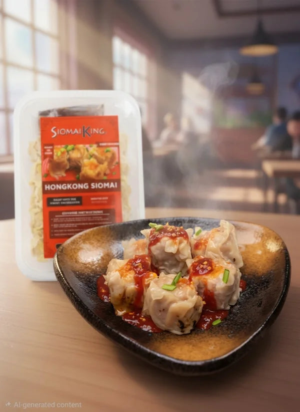 SK Hongkong Siomai Tray 20's with Chili Garlic Sauce (20pcs Frozen)