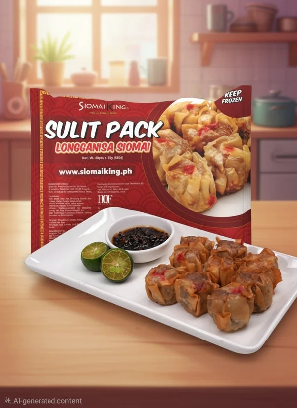 SK Sulit Pack Longganisa Siomai (40pcs Frozen)