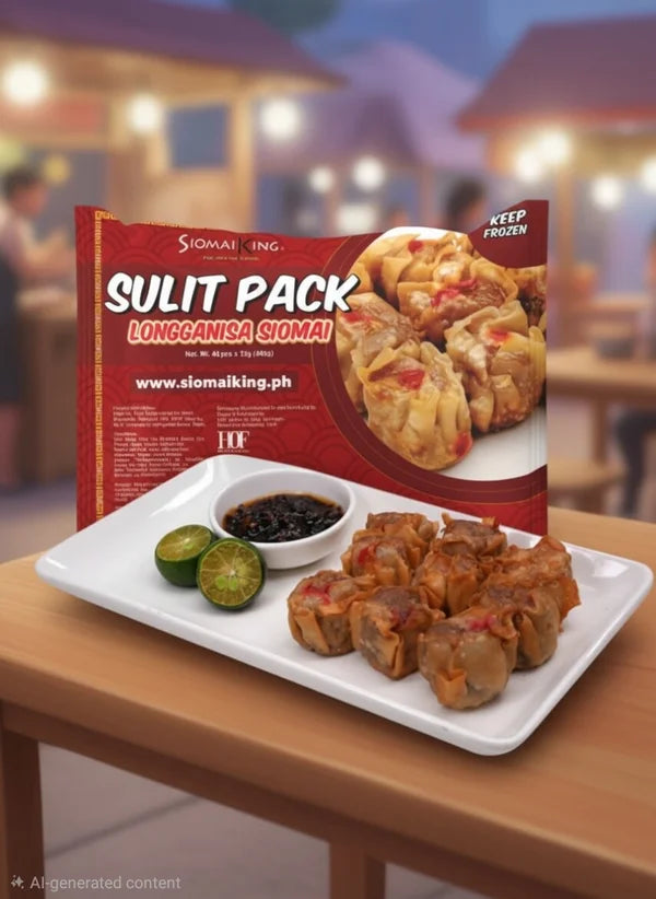 SK Sulit Pack Longganisa Siomai (40pcs Frozen)