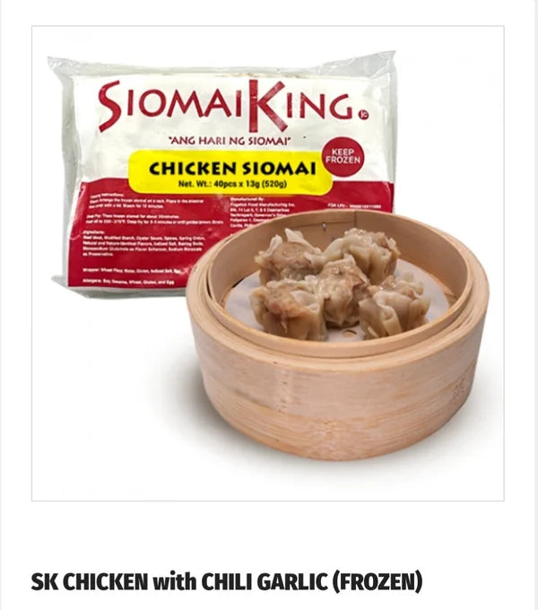 SK Chicken with Chili Garlic Sauce (40pcs Frozen)