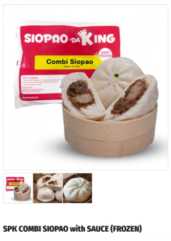 SPK Combi Siopao with Sauce (6pcs Frozen)