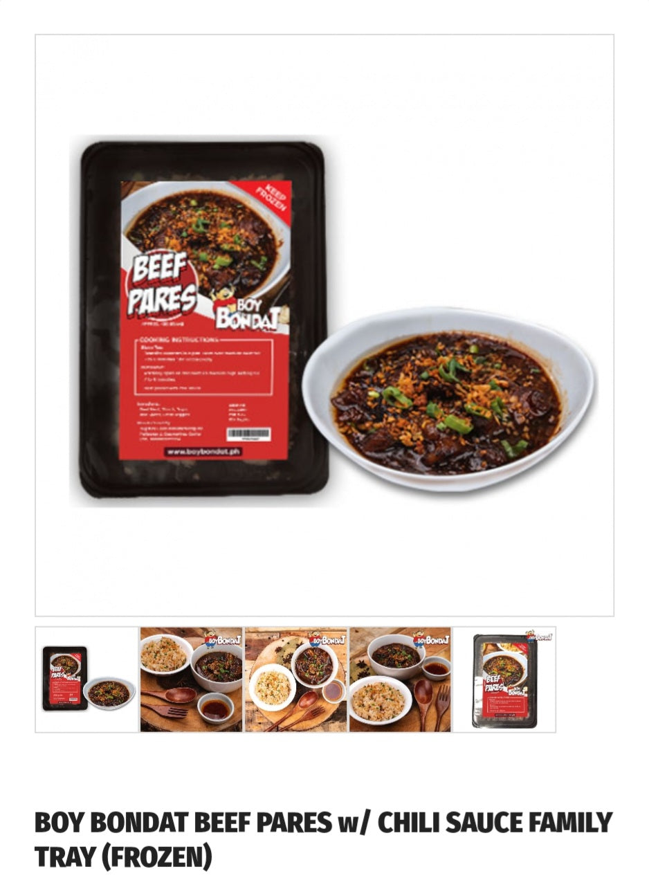 Boy Bondat Beef Pares (Frozen)