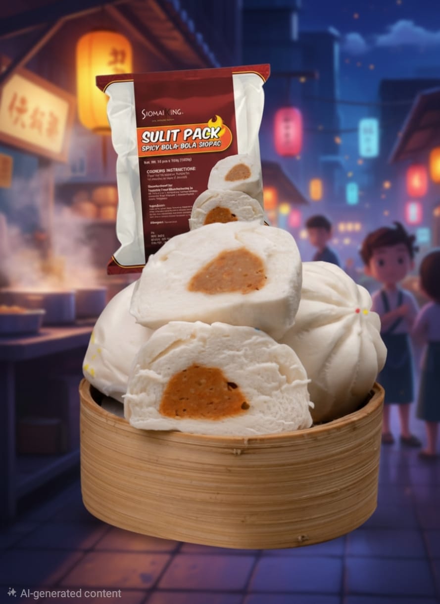 SK Sulit Pack Spicy Bola Bola Siopao with Sauce (10pcs Frozen)