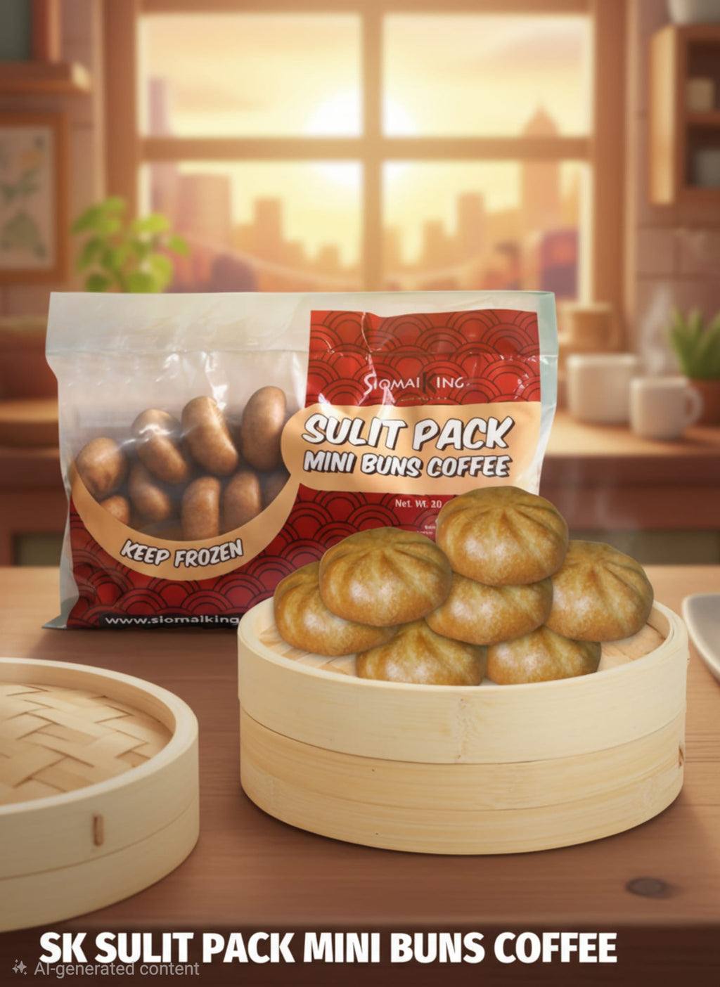 SK Sulit Pack Mini Buns Coffee Flavour (30pcs Frozen)