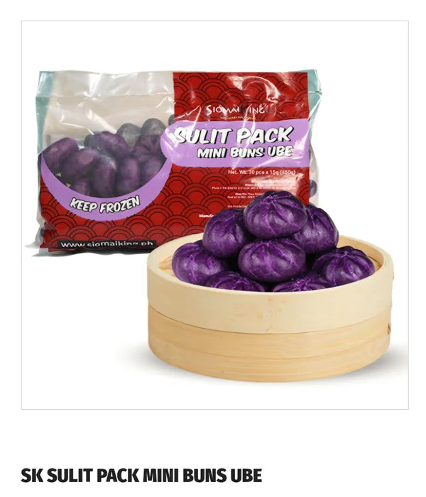 SK Sulit Pack Mini Buns Ube Flavour (30pcs Frozen)