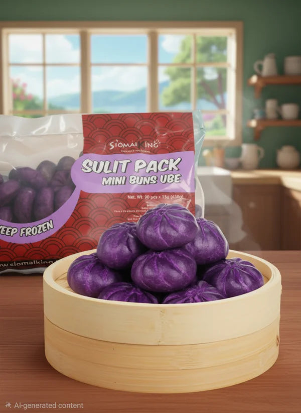 SK Sulit Pack Mini Buns Ube Flavour (30pcs Frozen)