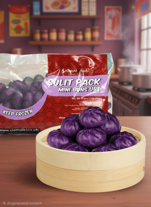 SK Sulit Pack Mini Buns Ube Flavour (30pcs Frozen)