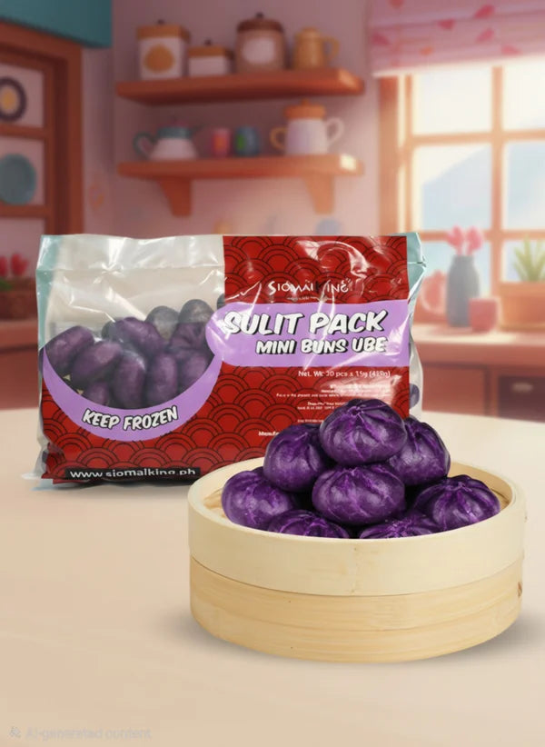 SK Sulit Pack Mini Buns Ube Flavour (30pcs Frozen)