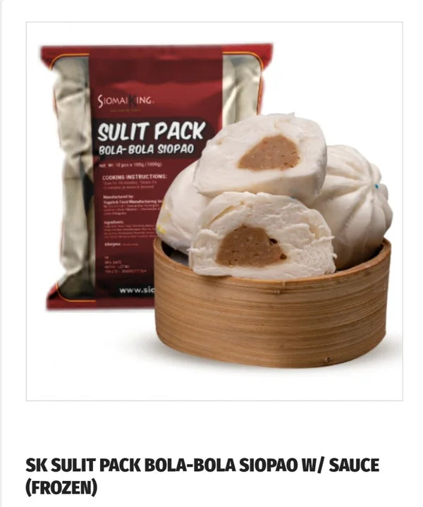 SK Sulit Pack Bola Bola Siopao with Sauce (10pcs Frozen)