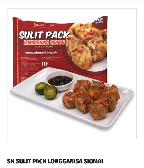 SK Sulit Pack Longganisa Siomai (40pcs Frozen)